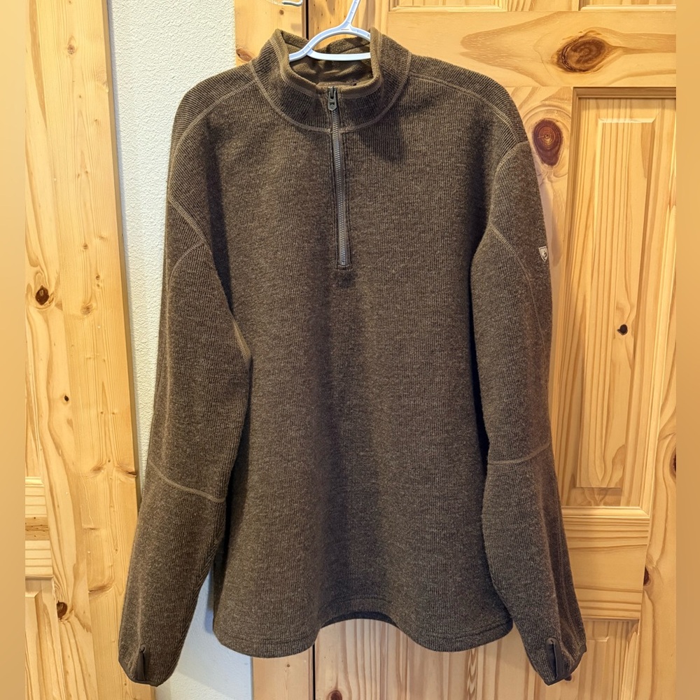 Kuhl Men's Zip Up Sweater - Brown